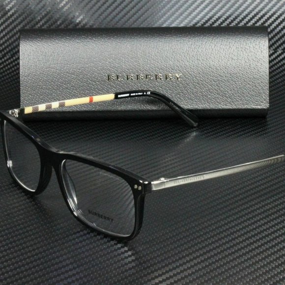 Burberry Black 55mm Men's Eyeglasses! - Picture 1 of 4